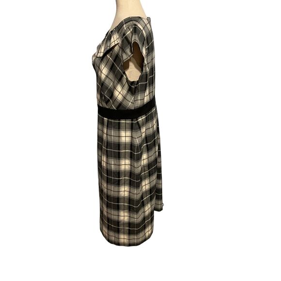 Dress Barn Plaid Sheath Midi Dress 16 - Picture 6 of 11